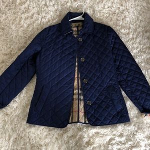 Burberry blue coat size M